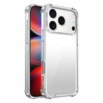 四角防震壓克力+TPU手機殼，適用於iPhone 17 Pro Max、iPhone 17 Pro、iPhone 17、iPhone Air