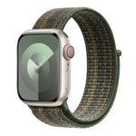 基本尼龍環形錶帶，配備3D曲面保護膜，適用於Apple Watch Series 10 46mm、Apple Watch Series 10 42mm、Apple Watch Series 44mm