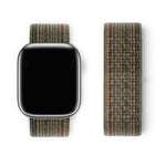 基本尼龍環形錶帶，配備3D曲面保護膜，適用於Apple Watch Series 40mm、Apple Watch Ultra 2 / 1 49mm、Apple Watch Series 45mm