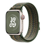 尼龍環形錶帶，配備3D曲面保護膜，適用於Apple Watch Series 41mm、Apple Watch Series 38mm、Apple Watch Series 42mm
