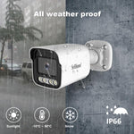 SriHome NVS005-POE065 3MP 高清 4通道 POE 攝影機網路視頻錄影套件，3MP 4通道
