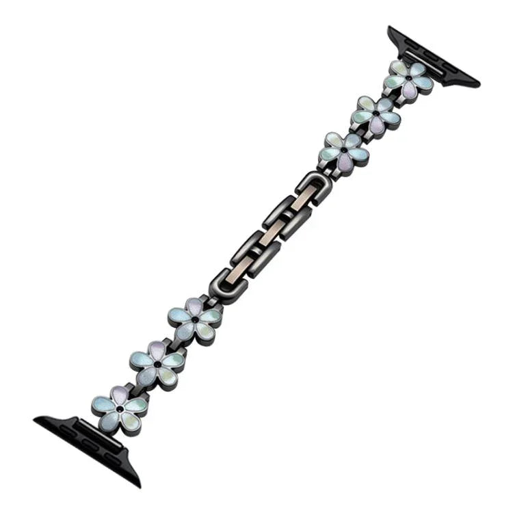 xDfind 太陽花瓣金屬錶帶，適用於Apple Watch 42 / 44 / 45 / 46 / 49mm，38 / 40 / 41 / S10 42mm