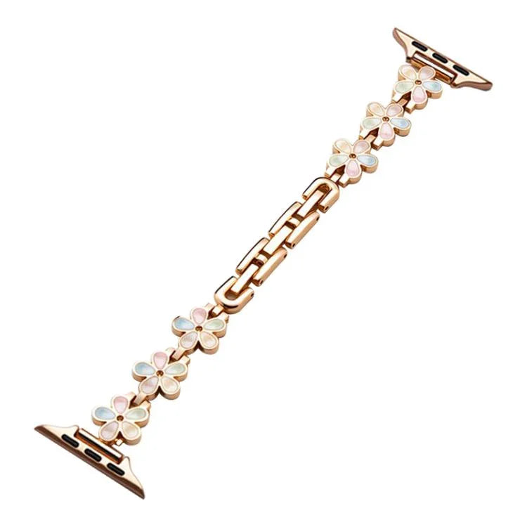 xDfind 太陽花瓣金屬錶帶，適用於Apple Watch 42 / 44 / 45 / 46 / 49mm，38 / 40 / 41 / S10 42mm