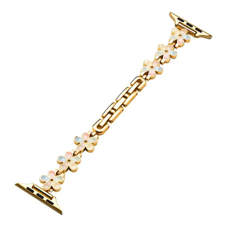 xDfind 太陽花瓣金屬錶帶，適用於Apple Watch 42 / 44 / 45 / 46 / 49mm，38 / 40 / 41 / S10 42mm
