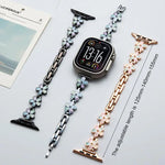 xDfind 太陽花瓣金屬錶帶，適用於Apple Watch 42 / 44 / 45 / 46 / 49mm，38 / 40 / 41 / S10 42mm