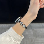 xDfind 太陽花瓣金屬錶帶，適用於Apple Watch 42 / 44 / 45 / 46 / 49mm，38 / 40 / 41 / S10 42mm