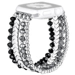 xDfind 箭頭水晶珠金屬錶帶，適用於Apple Watch 42 / 44 / 45 / 46 / 49mm，38 / 40 / 41 / S10 42mm
