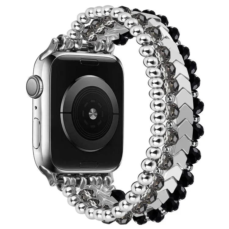 xDfind 箭頭水晶珠金屬錶帶，適用於Apple Watch 42 / 44 / 45 / 46 / 49mm，38 / 40 / 41 / S10 42mm