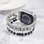 xDfind 箭頭水晶珠金屬錶帶，適用於Apple Watch 42 / 44 / 45 / 46 / 49mm，38 / 40 / 41 / S10 42mm