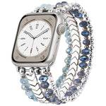 xDfind 箭頭水晶珠金屬錶帶，適用於Apple Watch 42 / 44 / 45 / 46 / 49mm，38 / 40 / 41 / S10 42mm