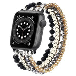 xDfind 箭頭水晶珠金屬錶帶，適用於Apple Watch 42 / 44 / 45 / 46 / 49mm，38 / 40 / 41 / S10 42mm