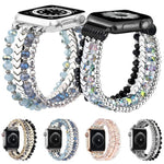 xDfind 箭頭水晶珠金屬錶帶，適用於Apple Watch 42 / 44 / 45 / 46 / 49mm，38 / 40 / 41 / S10 42mm