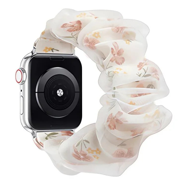 xDfind 聚酯混紡歐根紗雙層錶帶，適用於Apple Watch 42 / 44 / 45 / 46 / 49mm，38 / 40 / 41 / S10 42mm