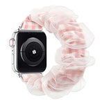 xDfind 聚酯混紡歐根紗雙層錶帶，適用於Apple Watch 42 / 44 / 45 / 46 / 49mm，38 / 40 / 41 / S10 42mm