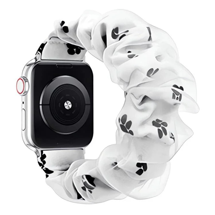 xDfind 聚酯混紡歐根紗雙層錶帶，適用於Apple Watch 42 / 44 / 45 / 46 / 49mm，38 / 40 / 41 / S10 42mm