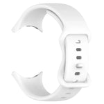 蝴蝶扣矽膠錶帶配 3D 曲面膜，適用於 Google Pixel Watch 3 45mm，適用於 Google Pixel Watch 3 41mm，適用於 Google Pixel Watch 2，適用於 Google Pixel Watch