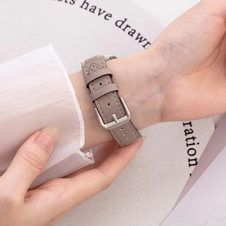 xDfind 牛仔鏈條金屬混合皮革錶帶，適用於Apple Watch 42 / 44 / 45 / 46 / 49mm，38 / 40 / 41 / S10 42mm