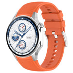 xDfind Silver Buckle Silicone Watch Band, For OPPO Watch X / X2 / OnePlus Watch 2