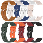 xDfind Silver Buckle Silicone Watch Band, For OPPO Watch X / X2 / OnePlus Watch 2