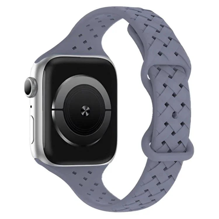 xDfind 蝴蝶扣編織矽膠錶帶，適用於Apple Watch 42 / 44 / 45 / 46 / 49mm，38 / 40 / 41 / S10 42mm