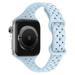 xDfind 蝴蝶扣編織矽膠錶帶，適用於Apple Watch 42 / 44 / 45 / 46 / 49mm，38 / 40 / 41 / S10 42mm