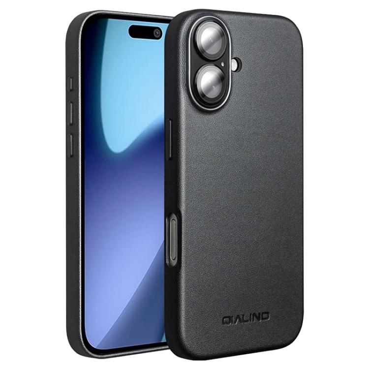 QIALINO科技皮革MagSafe手機殼，適用於iPhone 17 Pro Max、iPhone 17 Pro、iPhone 17、iPhone Air