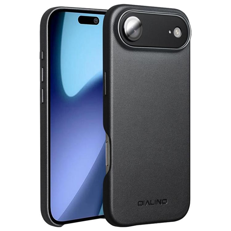 QIALINO科技皮革MagSafe手機殼，適用於iPhone 17 Pro Max、iPhone 17 Pro、iPhone 17、iPhone Air