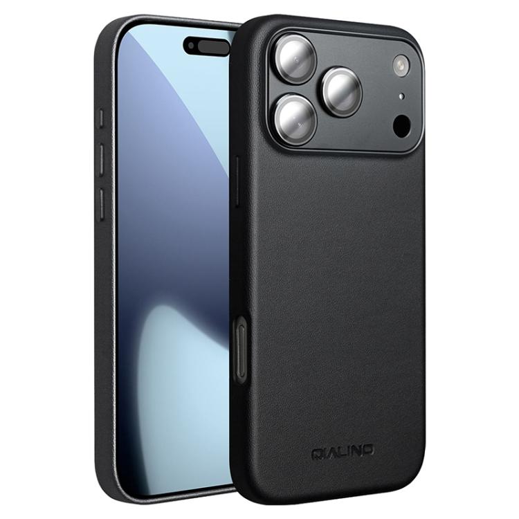 QIALINO科技皮革MagSafe手機殼，適用於iPhone 17 Pro Max、iPhone 17 Pro、iPhone 17、iPhone Air