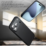 QIALINO科技皮革MagSafe手機殼，適用於iPhone 17 Pro Max、iPhone 17 Pro、iPhone 17、iPhone Air