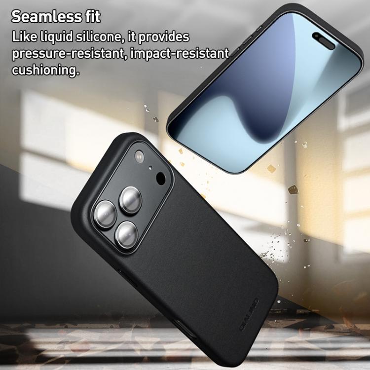 QIALINO科技皮革MagSafe手機殼，適用於iPhone 17 Pro Max、iPhone 17 Pro、iPhone 17、iPhone Air