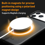QIALINO科技皮革MagSafe手機殼，適用於iPhone 17 Pro Max、iPhone 17 Pro、iPhone 17、iPhone Air