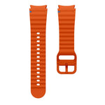 波浪縫線矽膠錶帶，配3D曲面保護膜，適用於Samsung Galaxy Watch4 Classic 46mm、Samsung Galaxy Watch4 Classic 42mm、Samsung Galaxy Watch5 Active 40mm、Samsung Galaxy Watch5 Active 44mm