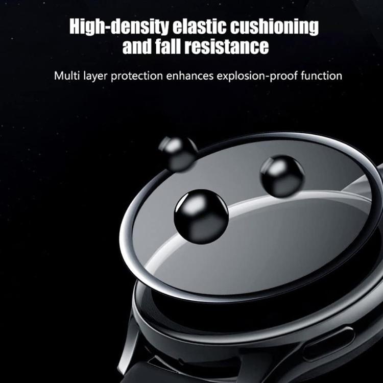 波浪縫線矽膠錶帶，配3D曲面保護膜，適用於Samsung Galaxy Watch5 Pro 45mm、Samsung Galaxy Watch5 40mm、Samsung Galaxy Watch4 44mm、Samsung Galaxy Watch4 40mm