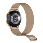 米蘭磁吸不鏽鋼錶帶附 3D 曲面膜，適用於 Samsung Galaxy Watch6 Classic 43mm、Samsung Galaxy Watch5 44mm、Samsung Galaxy Watch5 Pro 45mm、Samsung Galaxy Watch5 40mm、Samsung Galaxy Watch4 44mm