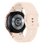 素色縫線矽膠錶帶搭配 3D 曲面膜，適用 Samsung Galaxy Watch FE 40mm、Samsung Galaxy Watch7 44mm、Samsung Galaxy Watch7 40mm、Samsung Galaxy Watch6 Classic 47mm
