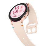 素色縫線矽膠錶帶搭配 3D 曲面膜，適用 Samsung Galaxy Watch FE 40mm、Samsung Galaxy Watch7 44mm、Samsung Galaxy Watch7 40mm、Samsung Galaxy Watch6 Classic 47mm