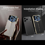 GKK Blade Phantom素面皮革手機殼，適用於iPhone 17 Pro Max、iPhone 17 Pro