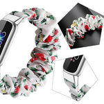 xDfind Polyester Elastic Wreath Watch Band For Fitbit Luxe, S, L