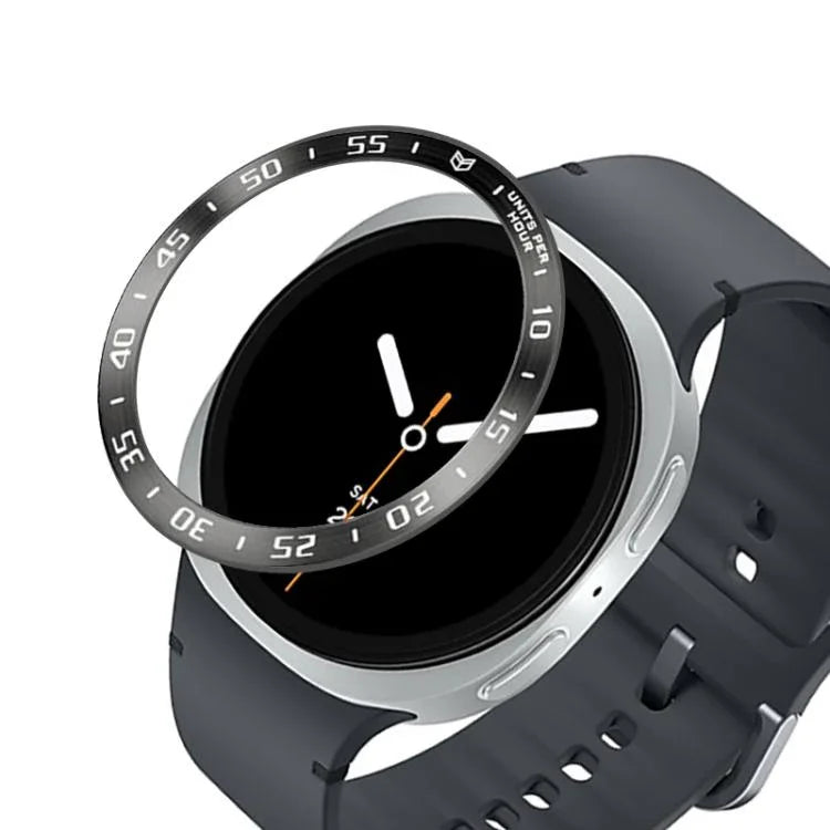智慧手錶保護框金屬錶圈，款式：A款，適用於 Samsung Galaxy Watch8 Classic 46mm、Samsung Galaxy Watch8 44mm、Samsung Galaxy Watch8 40mm