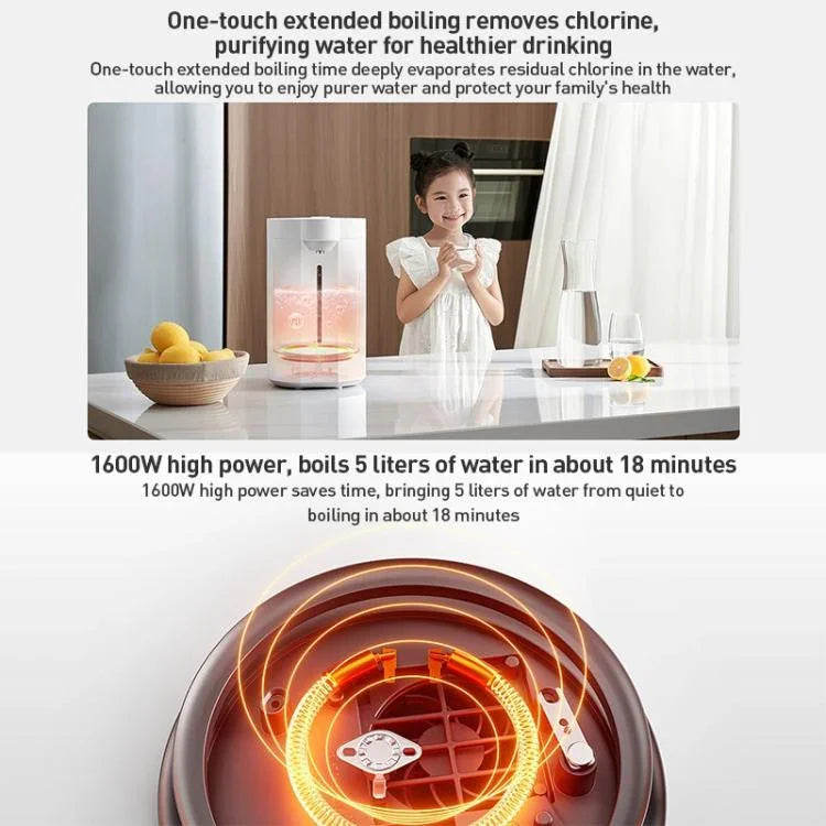 原裝小米米家智能電熱保溫瓶 5L 1600W，CN 插頭，電熱保溫瓶 5L