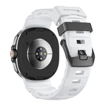野徑黑色扣環矽膠錶帶，適用於 Samsung Galaxy Watch8 / Watch8 Classic