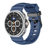 野徑黑色扣環矽膠錶帶，適用於 Samsung Galaxy Watch8 / Watch8 Classic