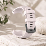 xDfind Quick Release Plastic Connector Solid Color Silicone Watch Band, For Garmin Instinct 2X