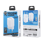 WK WP-U13 Cinsuy Speed PD35W Type-C 快速充電器，歐規插頭，英規插頭