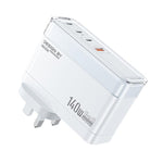 WK WP-U20 lceyon 140W GaN 多功能充電器，歐規插頭，英規插頭