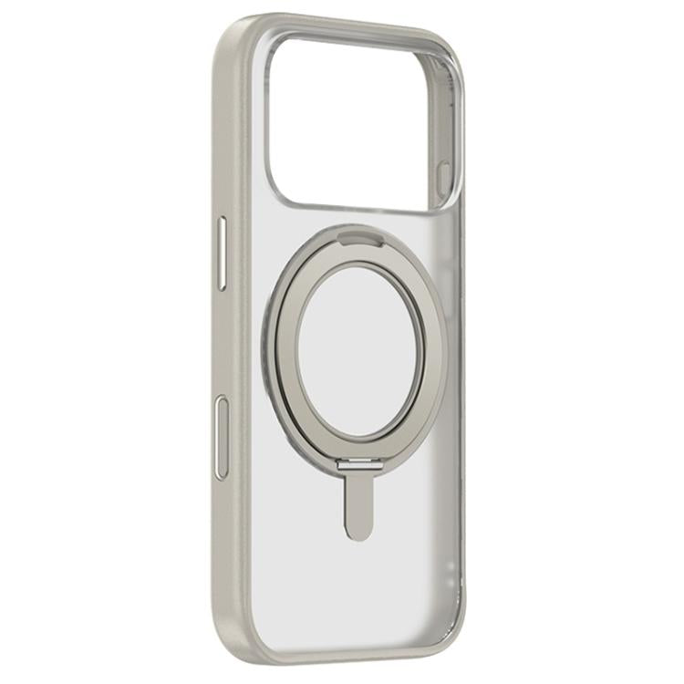 ZGA Feitian 360度旋轉支架MagSafe PC混合TPU手機殼，適用於iPhone 17 Pro、iPhone 17 Pro Max