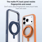 ZGA Feitian 360度旋轉支架MagSafe PC混合TPU手機殼，適用於iPhone 17 Pro、iPhone 17 Pro Max