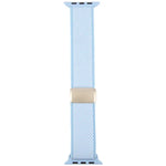 斜紋雙色彈性尼龍磁扣錶帶，適用於 Apple Watch 46mm / 49mm / 45mm / 44mm，適用於 Apple Watch 42mm / 41mm / 40mm / 38mm