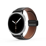 DUX DUCIS YA系列磁吸扣真皮錶帶，適用於 Samsung Galaxy Watch8 / Watch8 Classic
