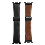 DUX DUCIS YA系列磁吸扣真皮錶帶，適用於 Samsung Galaxy Watch8 / Watch8 Classic